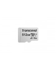 Transcend 512 GB microSDXC/SDHC 300S Memory Card / Speicherkarte TS512GUSD300S mit Adapater / bis zu 95 MBs lesen und 40 MBs schreiben (TS512GUSD300S-A)
