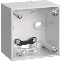 Berker Aufbaugehäuse hoch AP Integro Flow/Pure Polarweiß glänzend