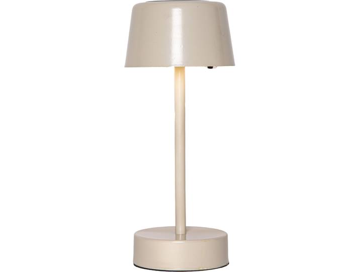 LED Solarleuchte Solarlampe Solei , beige, B:12cm H:26,5cm L:12cm T:12cm Ø:12cm, PARFORCE TRADITIONAL HUNTING, Leuchten, LED Solarleuchte, Solar- und USB-Ladung, Dämmerungssensor, 12 Lichtpunkte