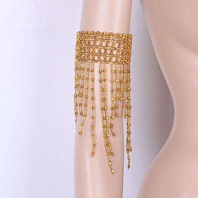Bauchtanz Tanz Accessoires Armbänder Pure Farbe Farbaufsatz Damen Ausbildung Leistung Metall