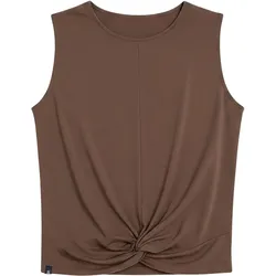 Yoga Searcher, Damen, Sportshirt, Twisted (L), Braun, L