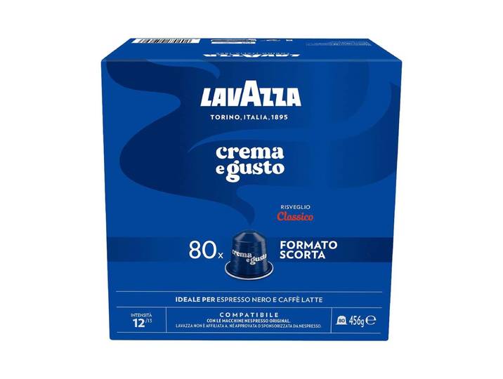 Lavazza Crema e Gusto Classico Kaffee 80 Kaffeekapseln
