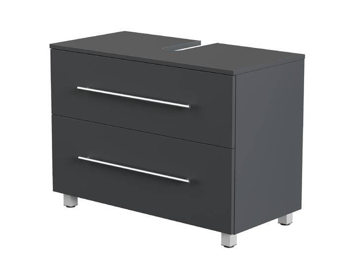Meuble sous vasque Mondial 85cm Gris/Graphite