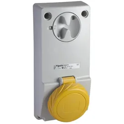 Schneider Electric 82079 Anbausteckdose verriegelt, 16A, 3p+E, 100-130 V AC, IP65