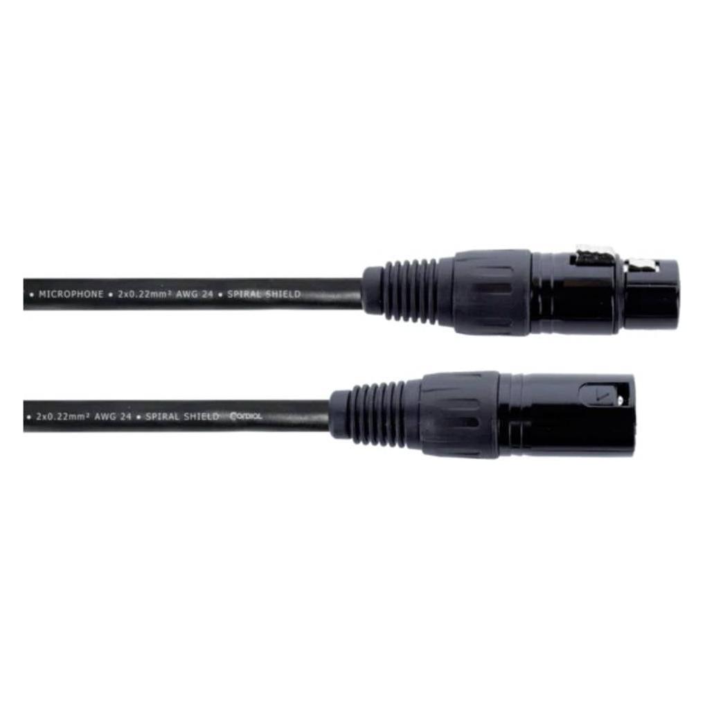 Cordial EM 0,5 FM XLR Verbindungskabel (1x XLR-Buchse 3 polig - 1x XLR-Stecker 3 (0.50 m, XLR Kabel) (14743)
