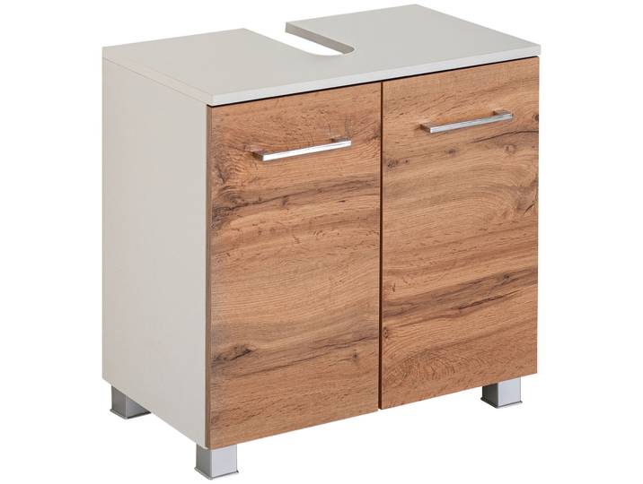 Unterschrank WELLTIME Avignon , weiss (eiche, weiß), B:60cm H:54cm T:35cm, Schränke, Unterschrank, stehende und hängende Montage möglich