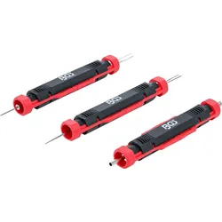 BGS 9807 Satz Entriegelungswerkzeug Auspinwerkzeug für Kfz Kabel Stecker universal 3 teilig