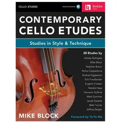 Contemporary Cello Etudes: Studies in Style & Technique, Fachbücher von Mike Block