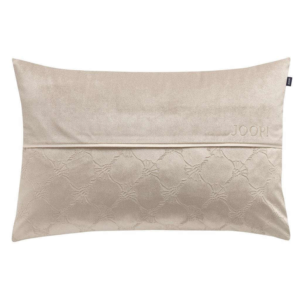Joop! Kissenbezug , Beige , Textil , Raute , 38x58 cm , hochwertige Qualität , Heimtextilien, Wohntextilien, Kissenbezug