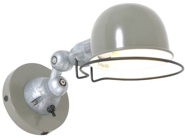 Wandlamp Davin 7657G Groen\, Industrieel\, Draaibaar en Kantelbaar\, Aluminium en Metaal\, Mexlite