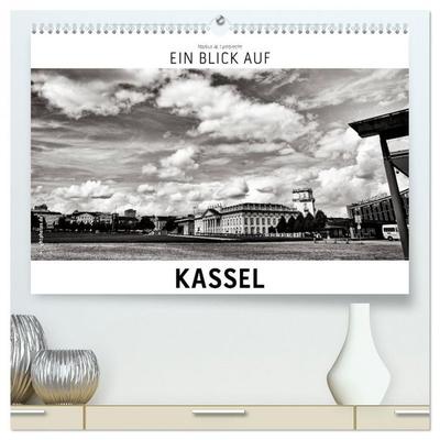 Ein Blick auf Kassel (hochwertiger Premium Wandkalender 2026 DIN A2 quer), Kunstdruck in Hochglanz