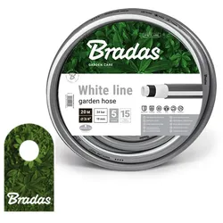 5 Lagig Schlauch 3/4" 20m Gartenschlauch Wasserschlauch WHITE LINE BRADAS WWL3/420