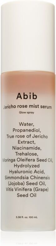 Abib Jericho Rose Mist Serum Glow Spray brightening face serum in a spray 100 ml
