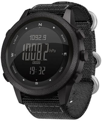 Quick Pick Pro North Edge Apache Outdoor Adventure Watch With Altimeter, Barometer & Compass nylon strap