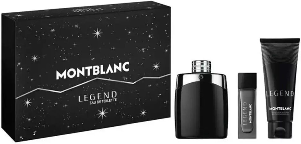 Montblanc Legend Gift Set: Eau de Toilette + Shower Gel + Travel Spray