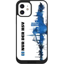 Nivocase Handyhülle für Apple iPhone 12 Hülle NIVOpure Case Schwarz Bundesliga HSV Offizielles (Apple iPhone 12), Smartphone Hülle, Schwarz