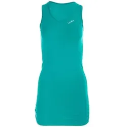 WINSHAPE Damen Longtop mit seitlicher Raffung WTR15, Größe S in Grün Grün