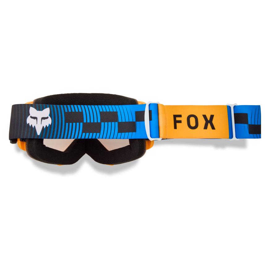 Fox Main Collect Goggle (Black, Blau, Blau, Mirrored Lens) (36415-002-os-198571030066)