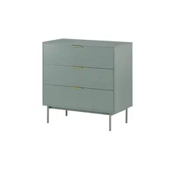 Kommode  Nanno , grün , Maße (cm): B: 80 H: 79,5 T: 41.5