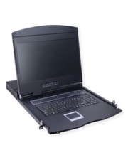 VALUE 19"-Konsole,48cm,VGA,16:9,USB,CH 19"-KVM-Konsole 48 cm 19" TFT 16:9 Tastaturlayout CH (26.99.0132)