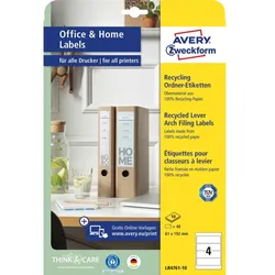 AVERY Zweckform Recycling-Ordnerrücken-Etiketten Home Office