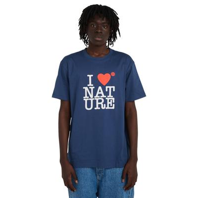 T-Shirt ELEMENT "I Heart", Herren, Gr. M, schwarz denim, Obermaterial: 100% Baumwolle., Shirts T-Shirt