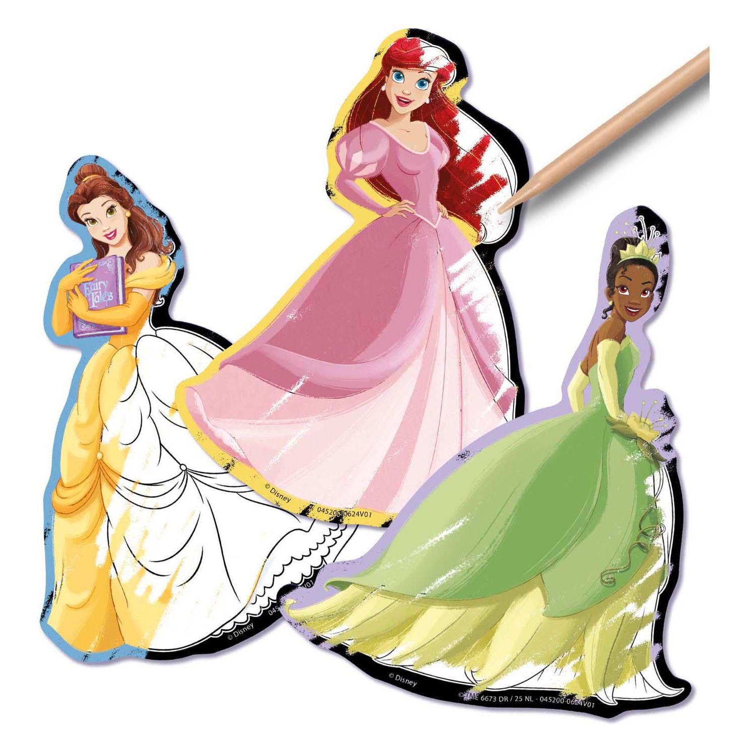 Grafix Princess Scratch Aufkleber Mit Stift 5 Stk. (5 Sticker) (045200)
