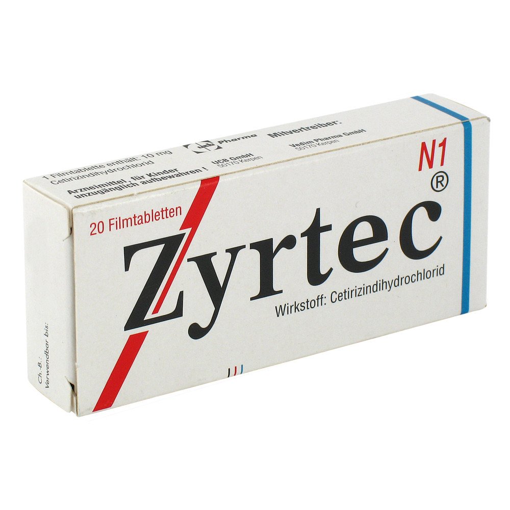 UCB Pharma GmbH Zyrtec 10mg 04394326