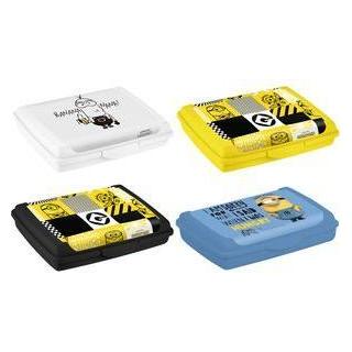 keeeper Brotdose carla mini Minions Hungry, 0,5 L, blau Deco-Click-Box mini, PP, praktischer Verschluss (1070470336400)