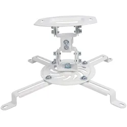E+P DH 15 Beamer-Deckenhalterung 150mm neig-,schwenk-,drehbar max.13.5kg (Decke), Beamer Halterung, Weiss