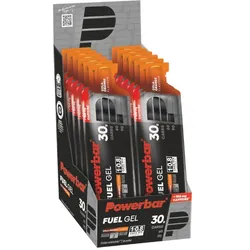 POWERBAR Black Line Energiegel Fuel Gel 30 Cola-Orange + Koffein | 12