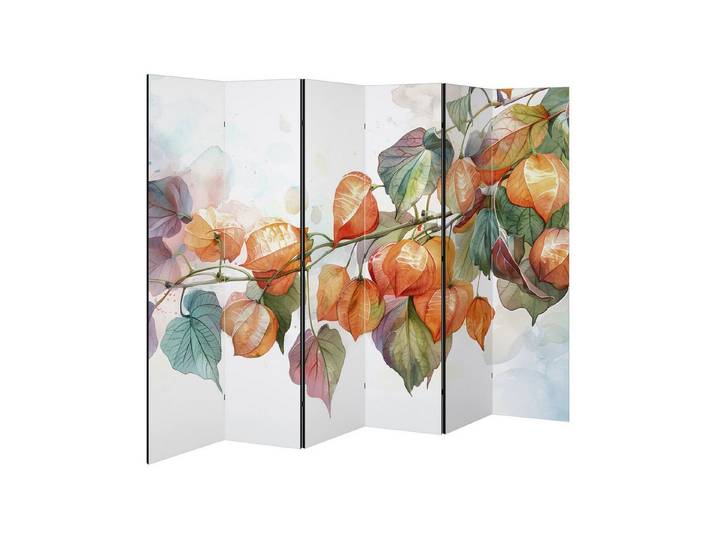 SPACEREBELS Paravent FLEETING DAYS (1 St), Raumteiler mit 6 Paneelen, beidseitig bedruckt, 228 x 168 cm