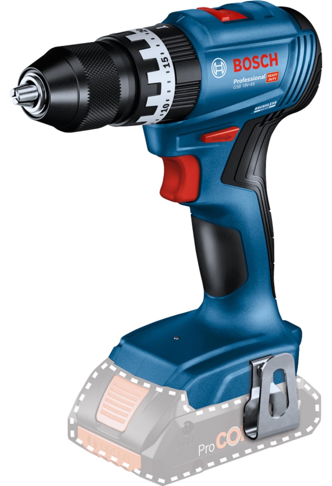 Bosch Professional GSB 18V-45 klopboormachine zonder accu - 06019K3300