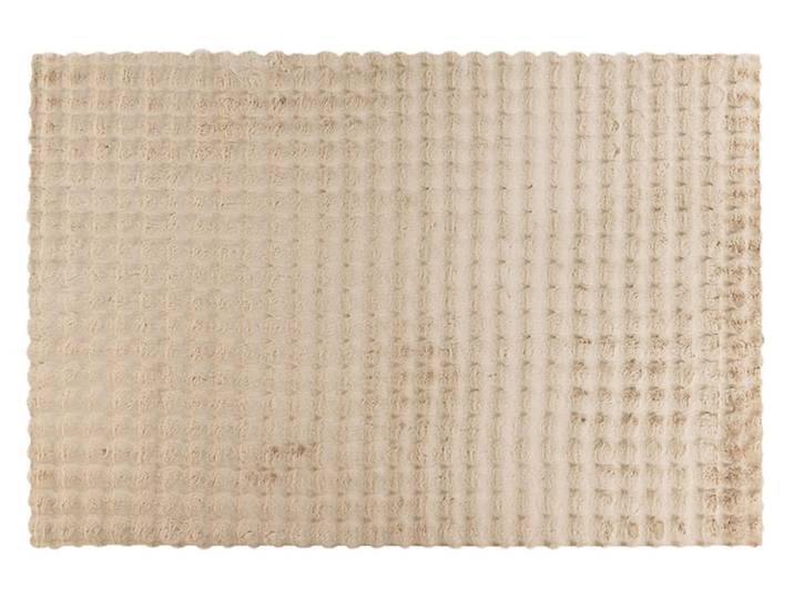 Tapis 120x170 cm en fausse fourrure beige