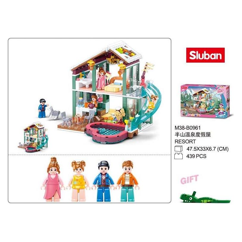 Sluban HAPPY DIARY -RESORT(439PCS) (M38-B0961)