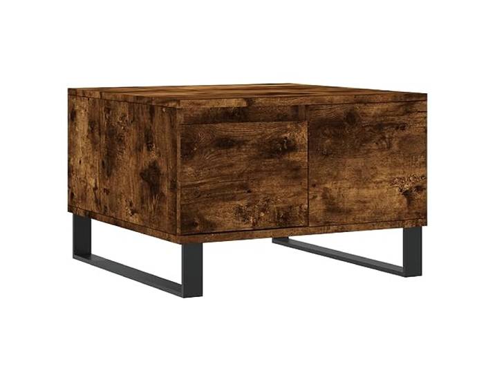 HKLGBVCR Couchtisch, Rauchgrau, 55 x 55 x 36,5 cm, Verbundholz, mit Schublade
