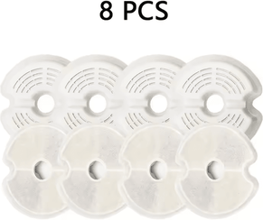 Inspire Curations FreshFlow Multi Filtration Cat Water Fountain Replacement Filters upgrade 8pcs
