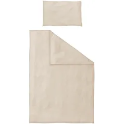 BORNINO HOME Bettwäsche Musselin 40x60 / 100x135 cm, beige