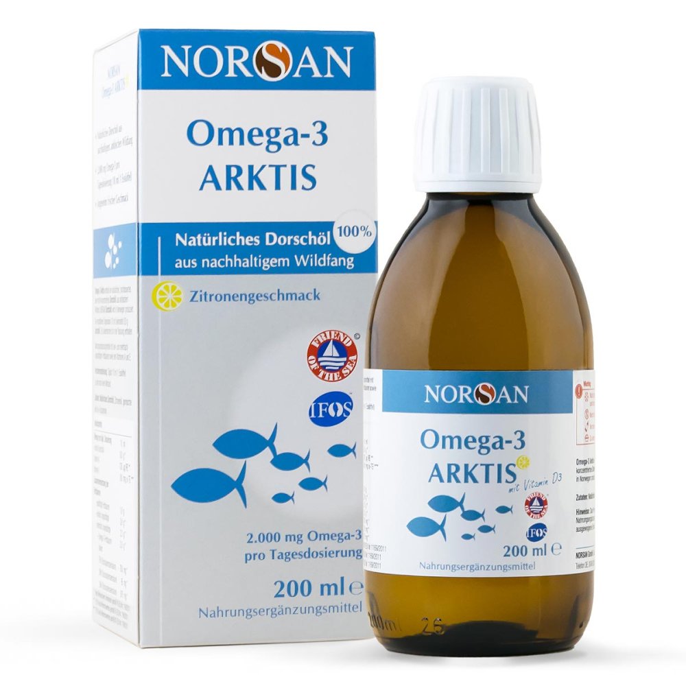 NORSAN GmbH Norsan Omega-3 Arktis Fischöl mit Vitamin D3 flüssig 17297866