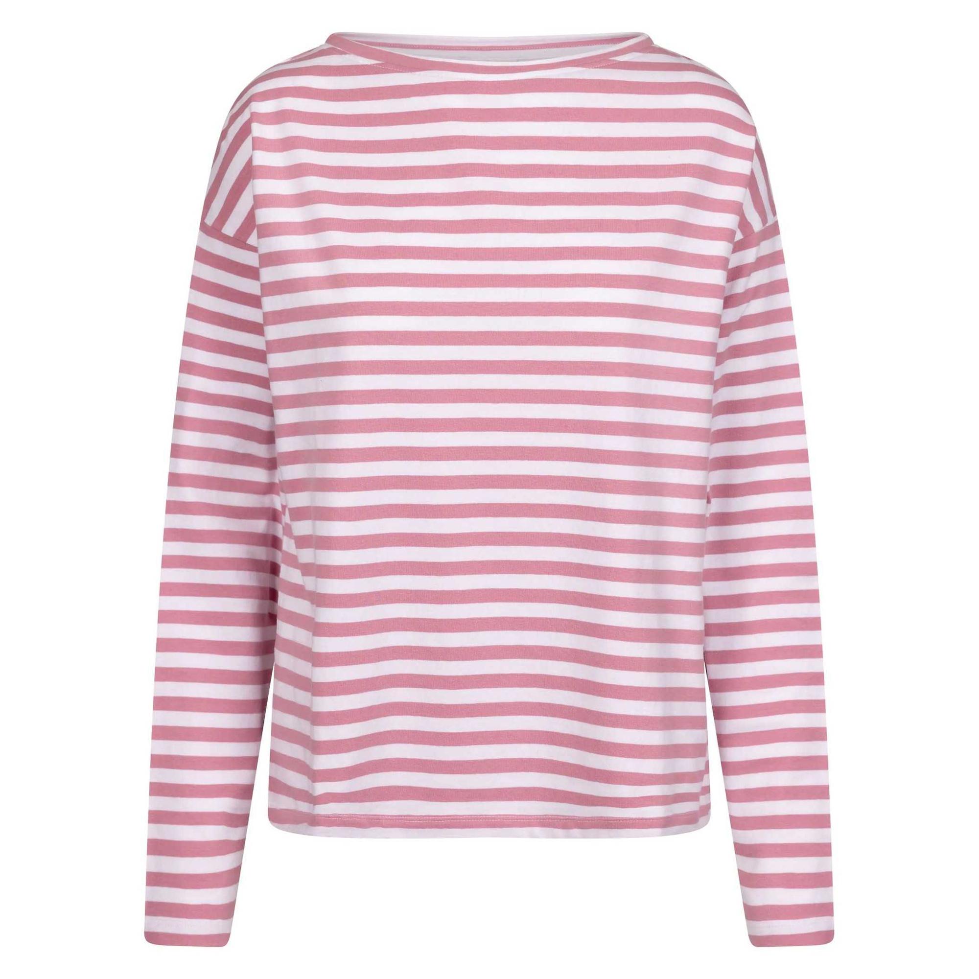 Trespass Dames/Dames Thelma Gestreepte Top (Roze waas)