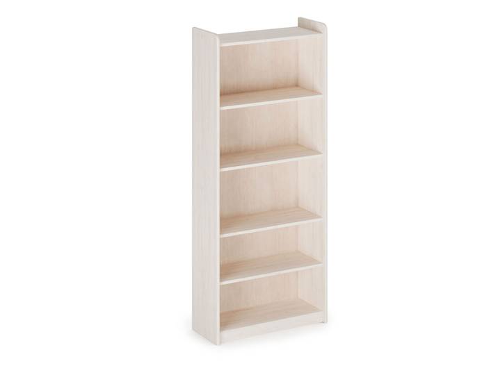 Naturwohnen Regal breit aus Massivholz Naturweiß H: 200 cm Maße: 200x84x35 cm Regal breit Lara mit bioola® colour veredelt 100% Bio & Vegan