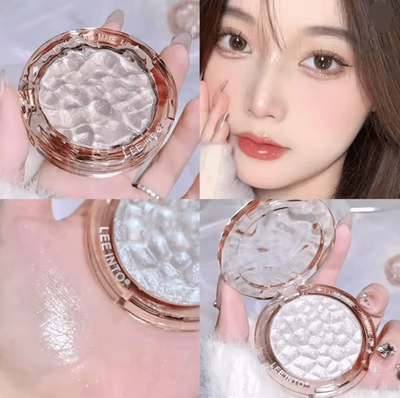 Inspire Essentials High Gloss Highlight And Contour Powder Palette Natural Glow b