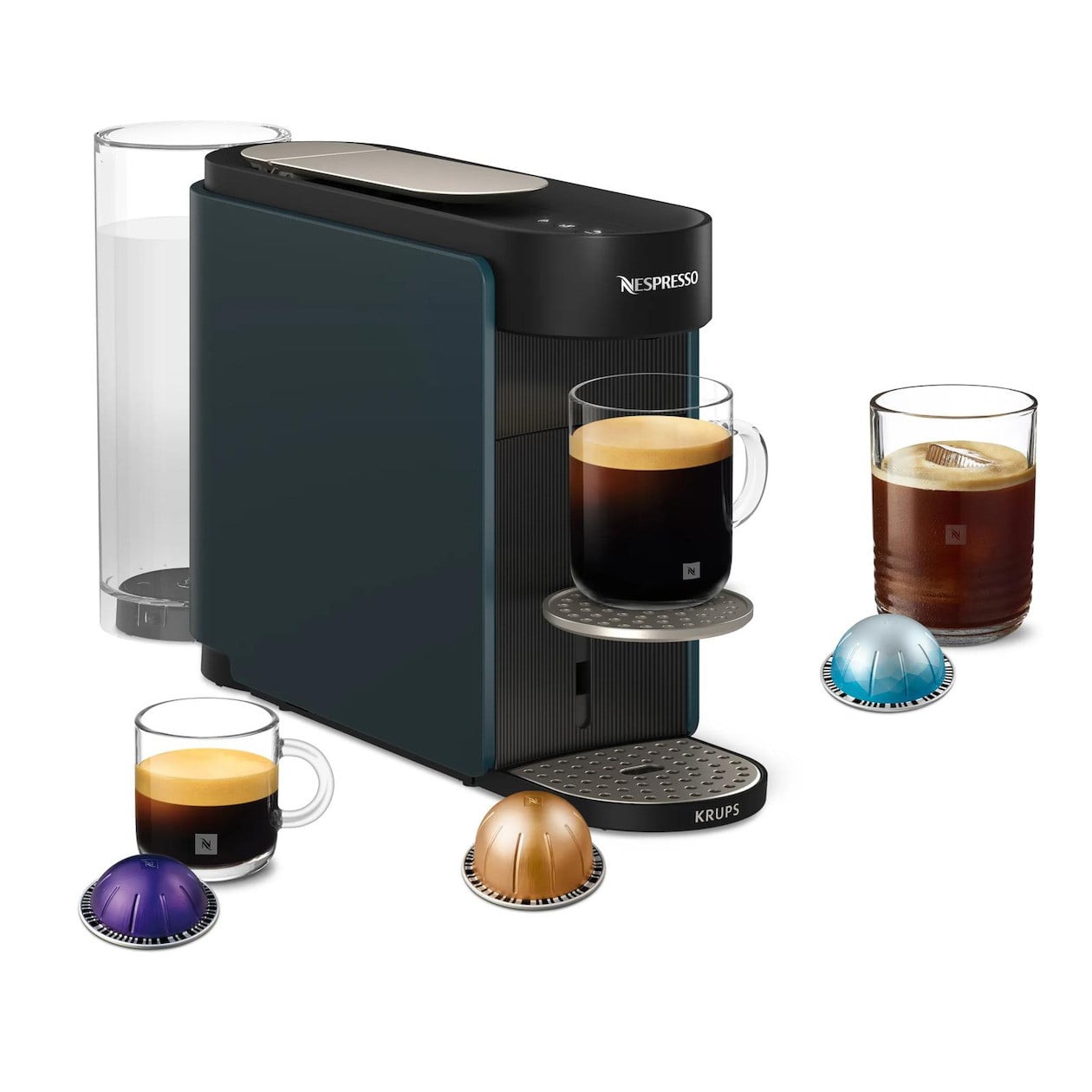 Krups Nespresso Vertuo UP XN9404 Koffiezetapparaat Blauw/Zwart