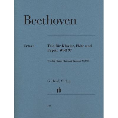 Ludwig van Beethoven - Flötentrio G-dur WoO 37 für Klavier, Flöte und Fagott -