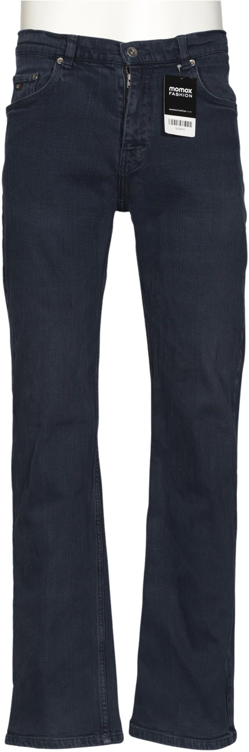 Carlo Colucci Herren Jeans, Marineblau, Gr. W33, Baumwolle / Elasthan - Second Hand