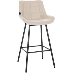 CLP Barhocker Weston Kunstleder   Farbe: creme, Material: Kunstleder