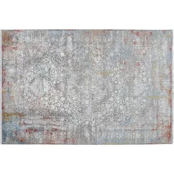 Jette Home Webteppich  Unique , grau , Viskose,Synthetische Fasern , Maße (cm): B: 140
