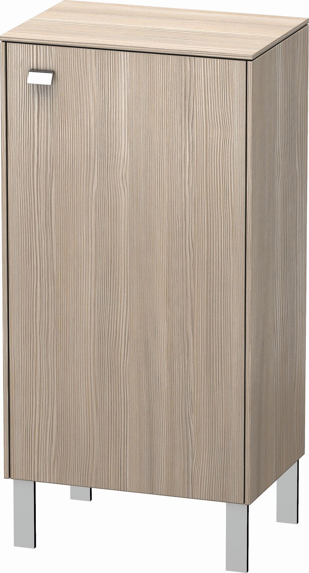 Brioso armoire Duravit Brioso Individuelle 61-91cm BR1340R1031, Pin Silver / chrome, porte à droite