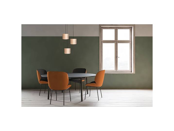 Pendelleuchte Venus D VII Ø 35cm Beige Samt E27