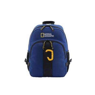 Sportrucksack NATIONAL GEOGRAPHIC "EXPLORER III", Gr. B/H/T: 31cm, blau, Kunstfaser, Rucksäcke, aus recycelten PET-Flaschen